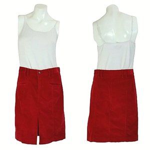 AEO High-Waisted Cotton Corduroy Skirt w/ Pockets